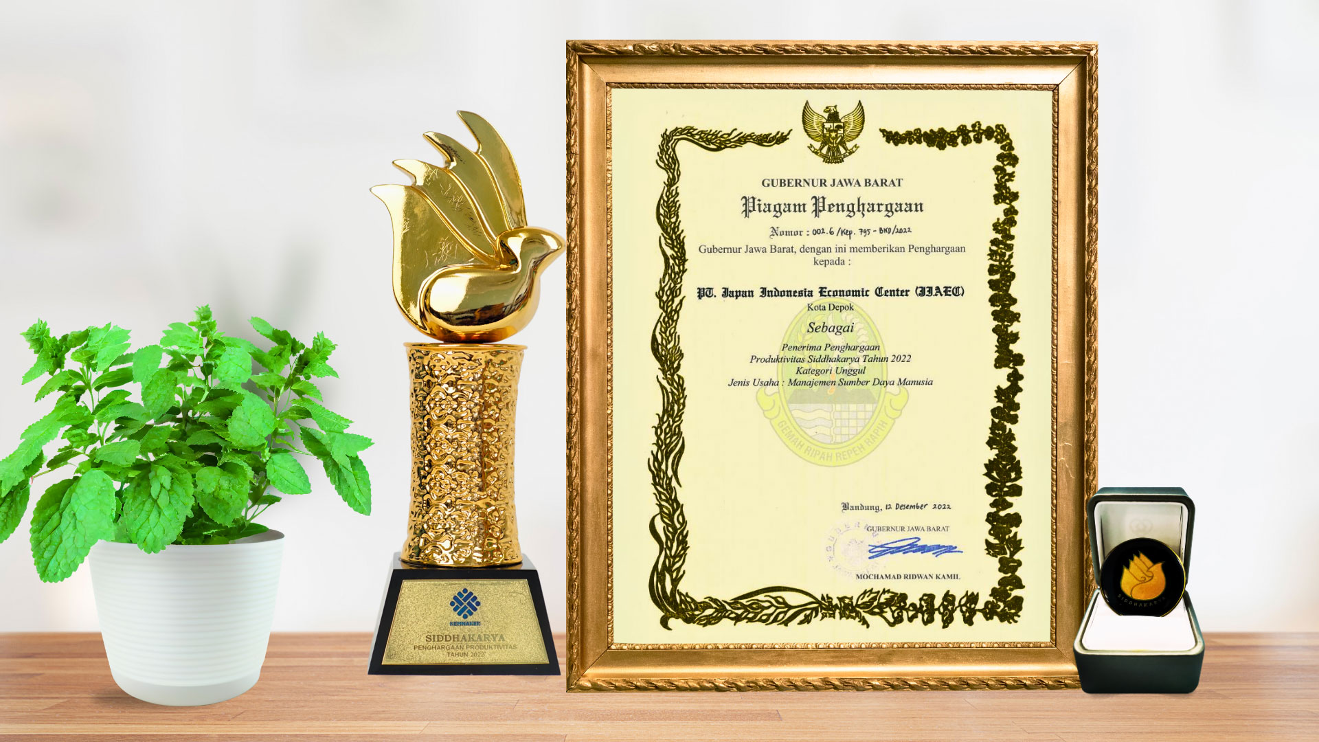 2022 Siddhakarya Award from the West Java Provincial Government.jpg